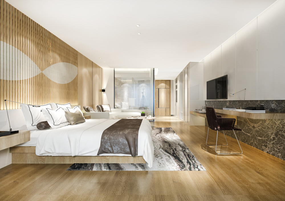 Móveis para quarto: Saiba como escolher! 3 decoracao de quarto de casal grande 3
